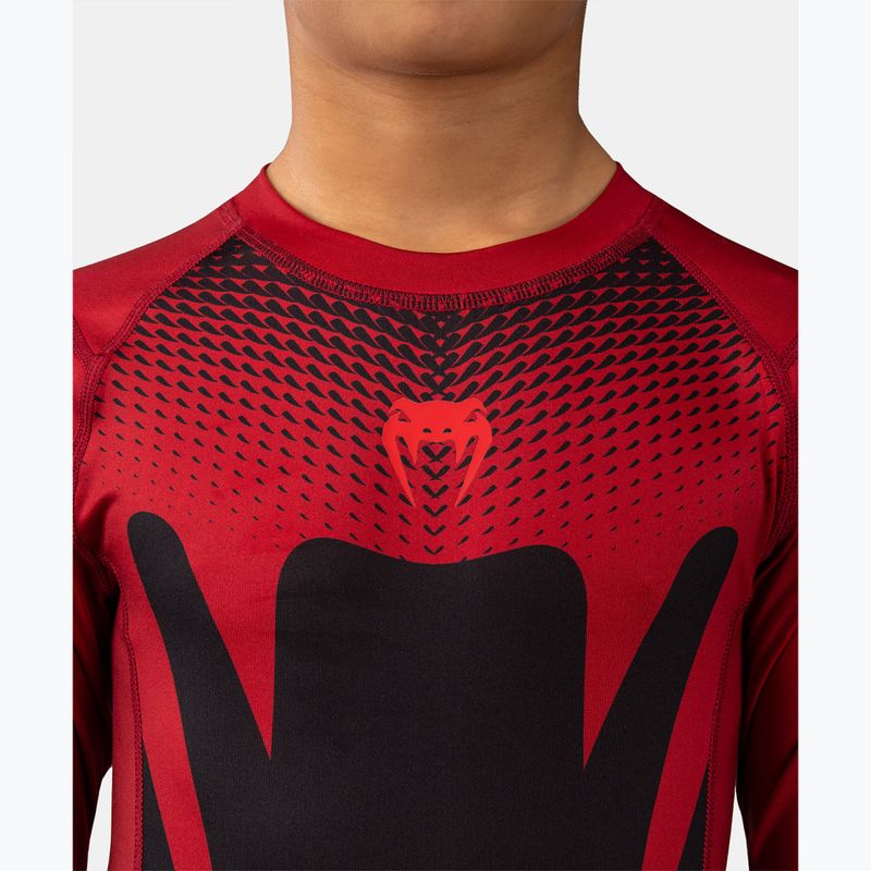 Dětský rashguard Venum Attack Rashguard SS black/red 5