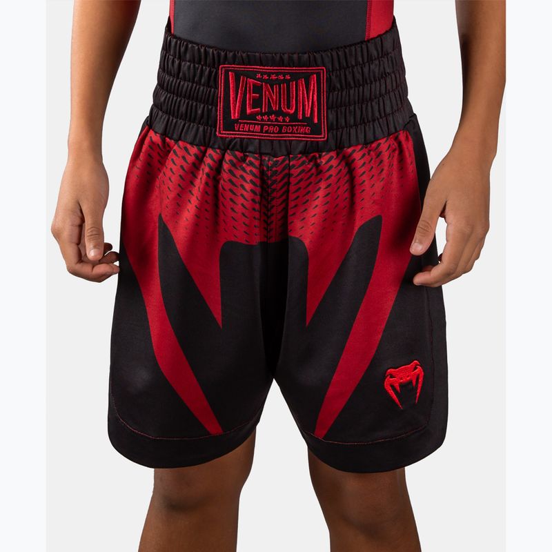 Dětské treninkové šortky Venum Attack black/red 4