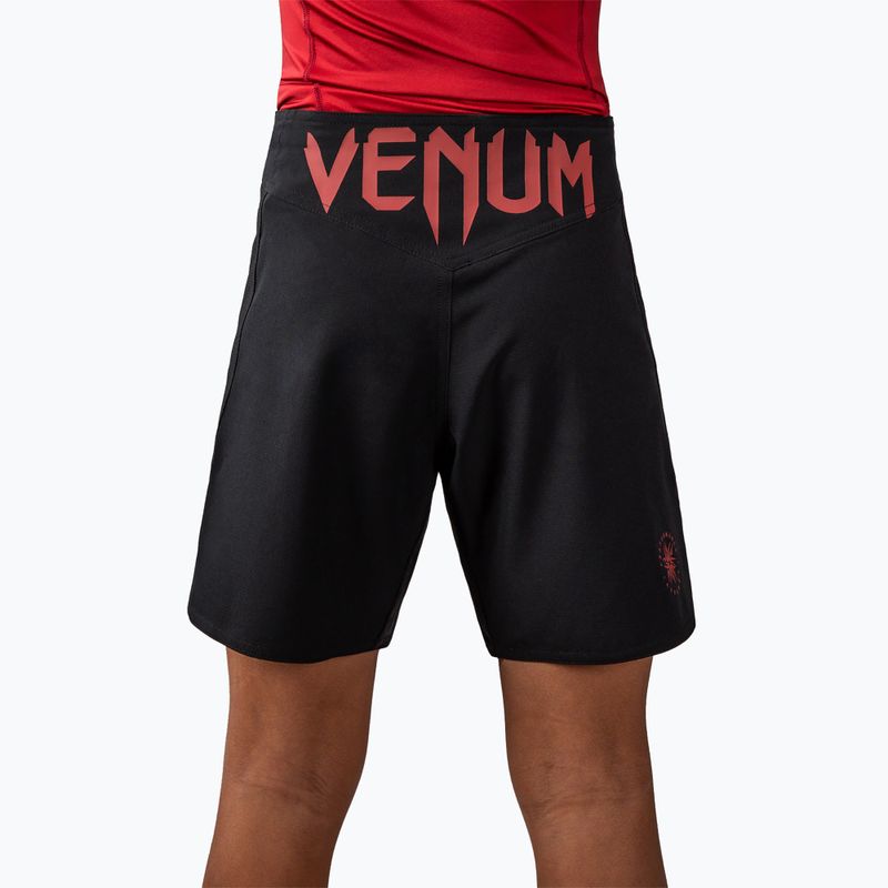 Dětské treninkové šortky Venum Attack Fight black/red 4
