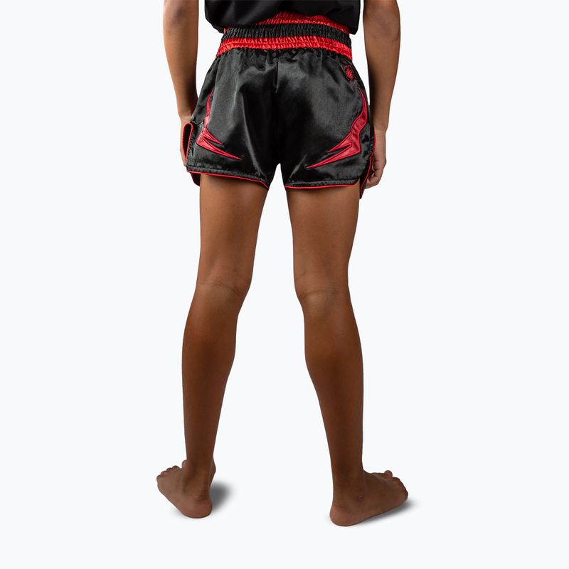 Dětské treninkové šortky Venum Attack Muay Thai black/red 3
