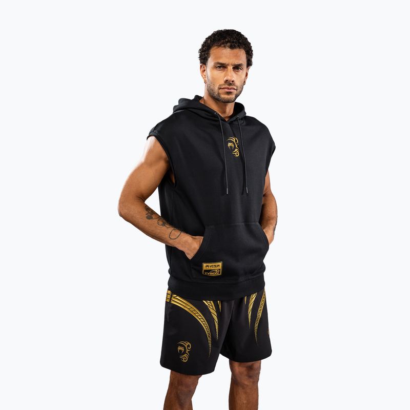 Pánská mikina Venum x Mike Tyson Tiger Sleeveless Hoodie black/gold 2