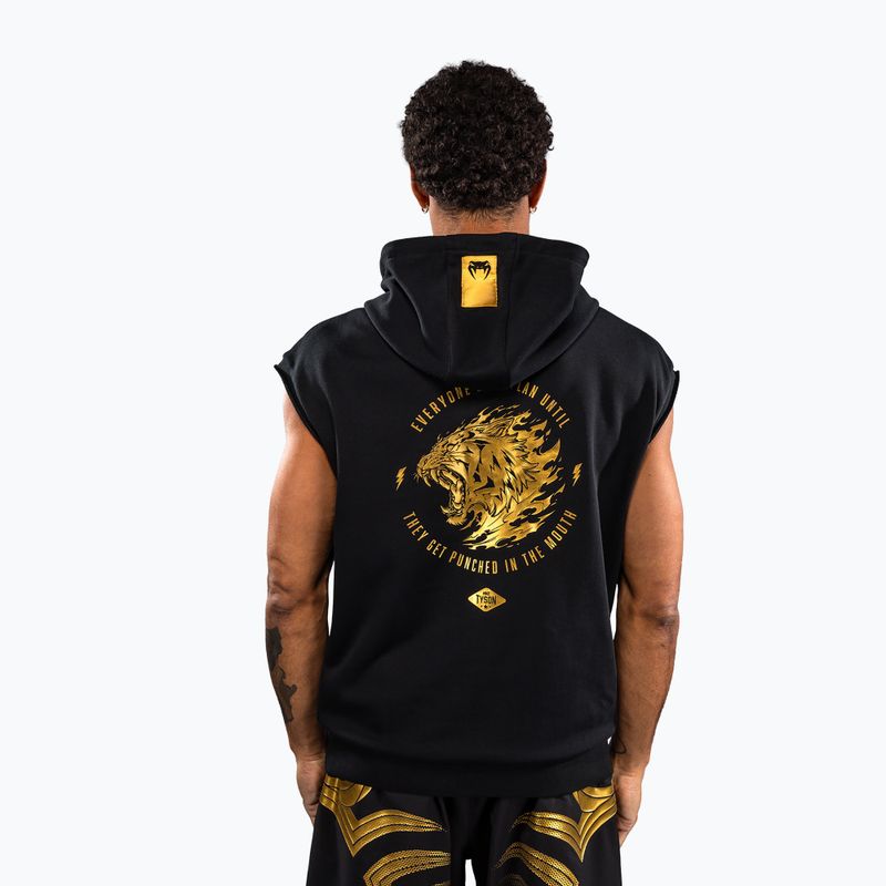 Pánská mikina Venum x Mike Tyson Tiger Sleeveless Hoodie black/gold 3