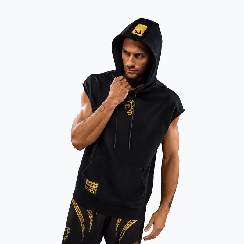 Pánská mikina Venum x Mike Tyson Tiger Sleeveless Hoodie black/gold 4