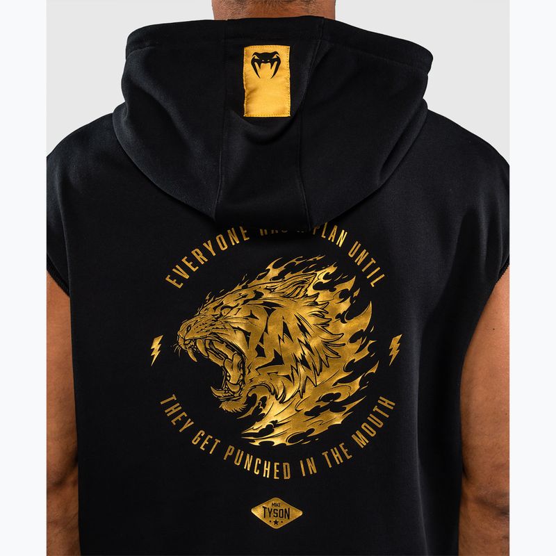 Pánská mikina Venum x Mike Tyson Tiger Sleeveless Hoodie black/gold 7