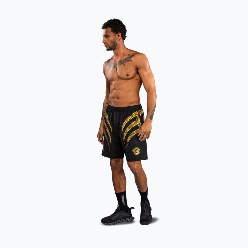 Pánské tréninkové šortky Venum x Mike Tyson Tiger Training black/gold 2