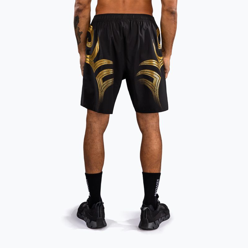 Pánské tréninkové šortky Venum x Mike Tyson Tiger Training black/gold 3