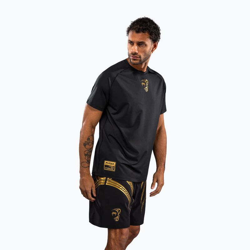 Pánské tričko na lezení Venum x Mike Tyson Tiger Dry Tech black/gold 4