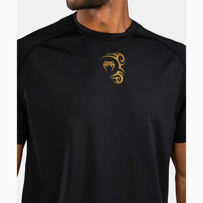Pánské tričko na lezení Venum x Mike Tyson Tiger Dry Tech black/gold 5
