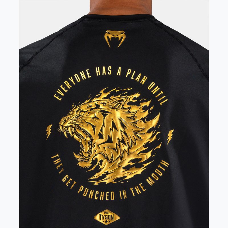 Pánské tričko na lezení Venum x Mike Tyson Tiger Dry Tech black/gold 6