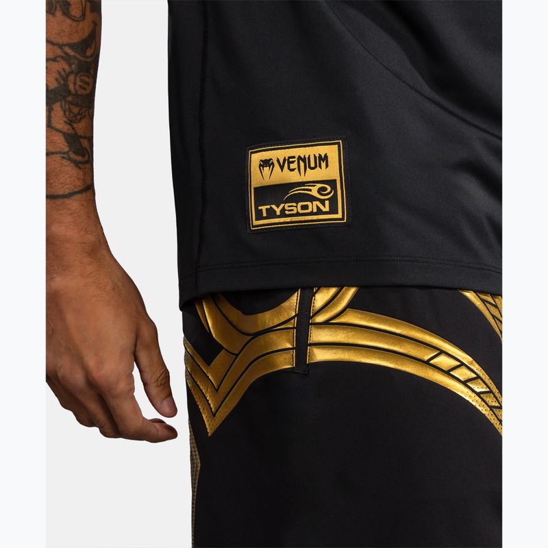 Pánské tričko na lezení Venum x Mike Tyson Tiger Dry Tech black/gold 7