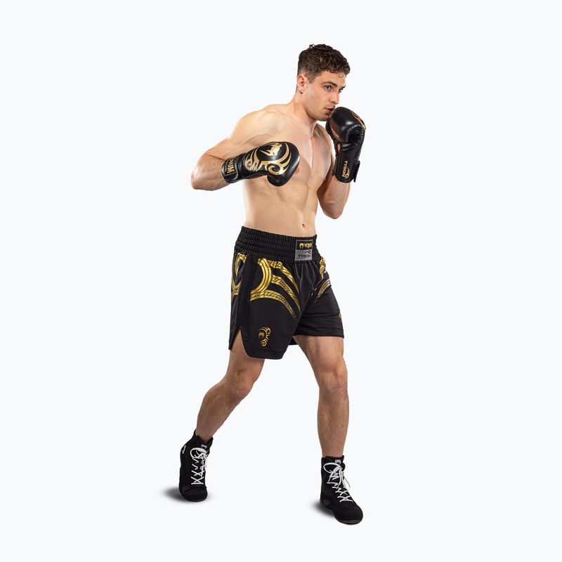 Pánské tréninkové šortky Venum x Mike Tyson Tiger black/gold 2