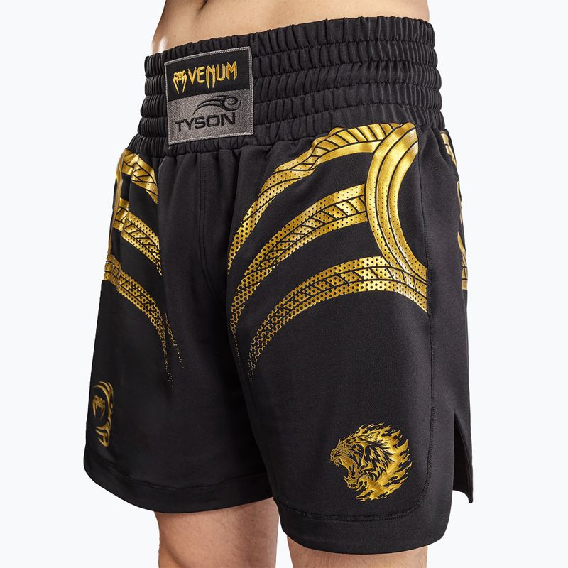 Pánské tréninkové šortky Venum x Mike Tyson Tiger black/gold 5