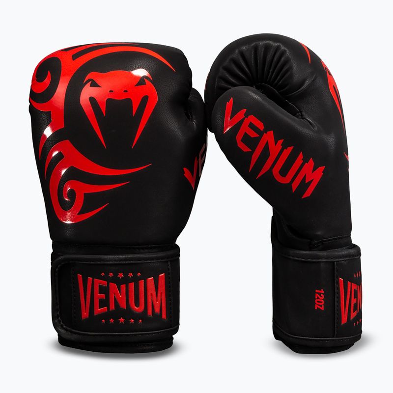 Boxerské rukavice Venum Mike Tyson Replica Boxing black/red 2