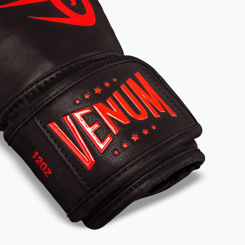 Boxerské rukavice Venum Mike Tyson Replica Boxing black/red 4