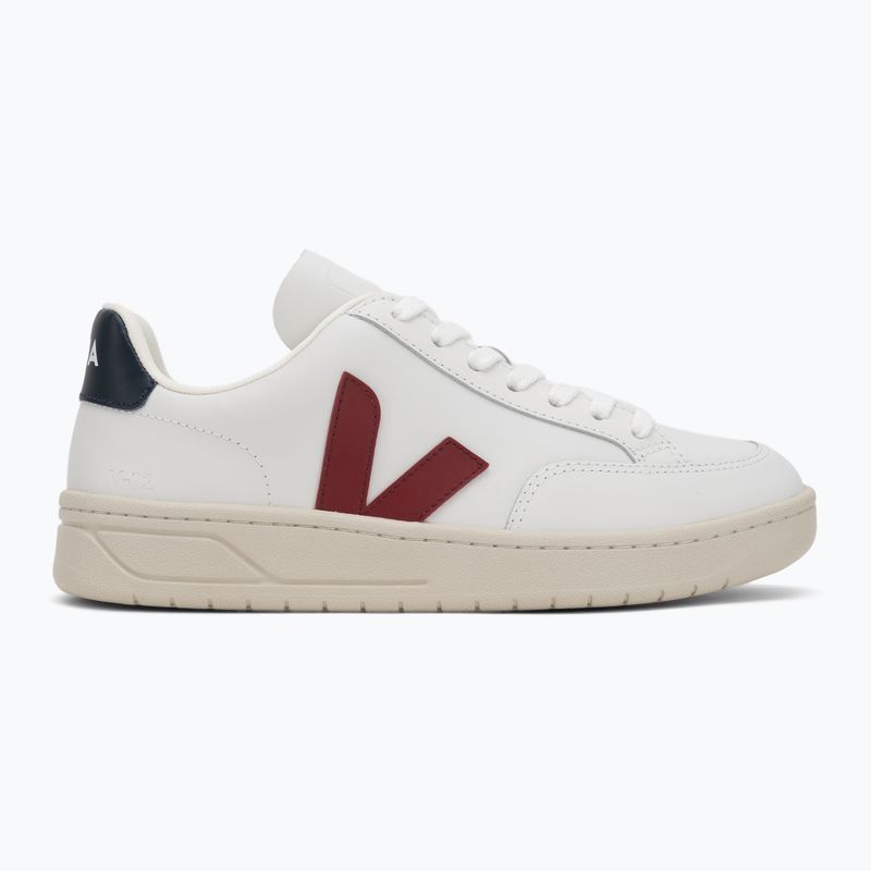 Dámské tenisky VEJA V-12 Leather white/marsala/nautical 2