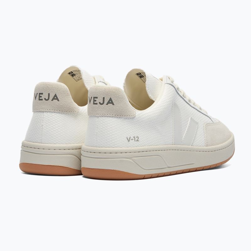 Dámské boty VEJA V-12 Leather white/natural 3