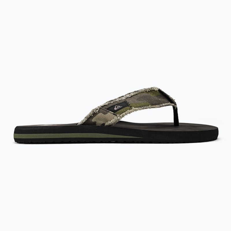 Pánské žabky Quiksilver Monkey Abyss green/brown/black 2