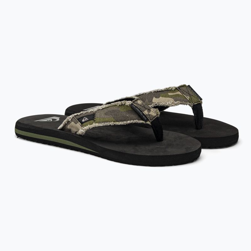 Pánské žabky Quiksilver Monkey Abyss green/brown/black 4