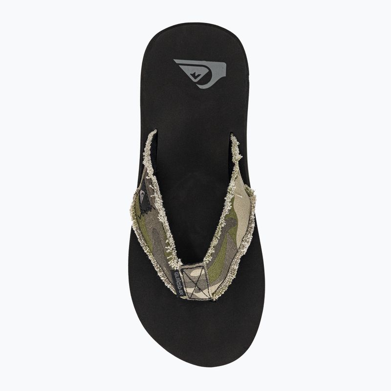 Pánské žabky Quiksilver Monkey Abyss green/brown/black 6