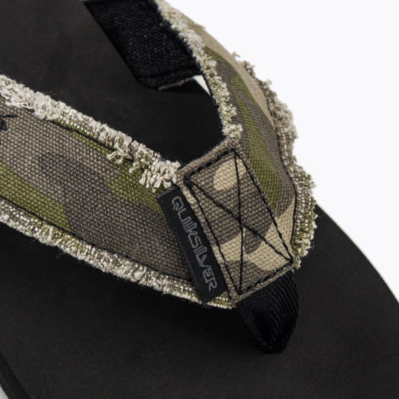 Pánské žabky Quiksilver Monkey Abyss green/brown/black 7