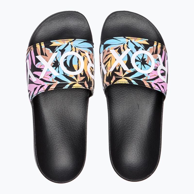 Dámské žabky ROXY Slippy II 2021 black multi 4