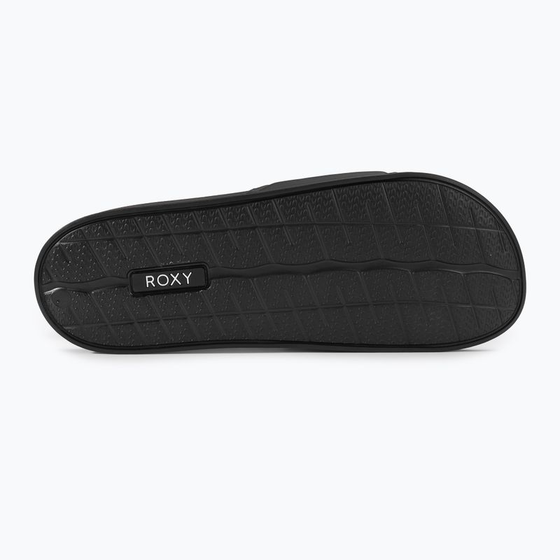 Dámské žabky ROXY Slippy II green black fg 4