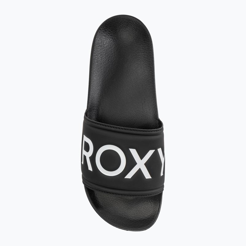 Dámské žabky ROXY Slippy II green black fg 5