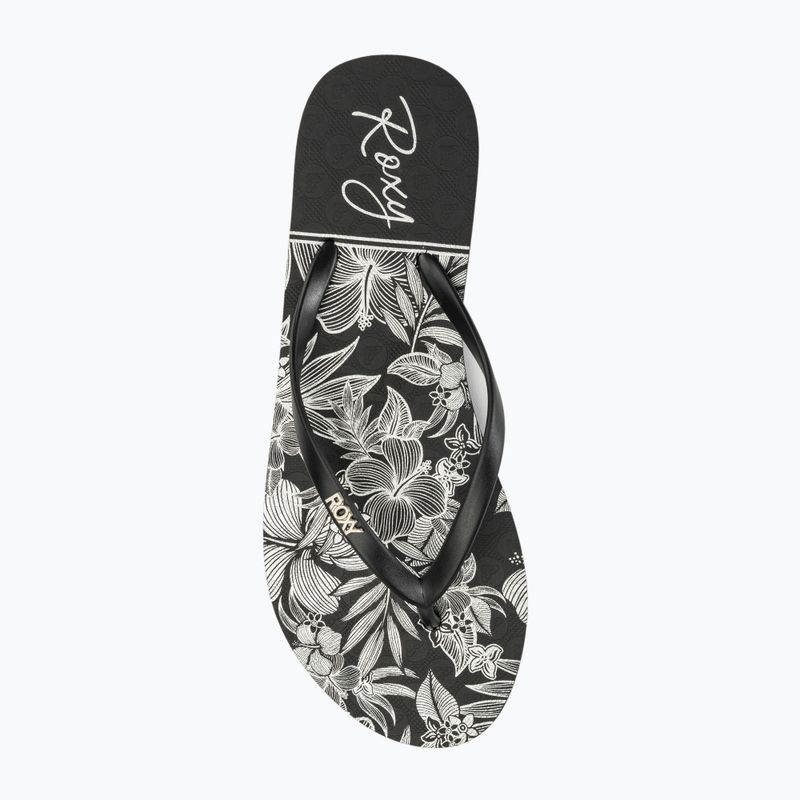 Dámské žabky ROXY Viva Stamp II black/white 5