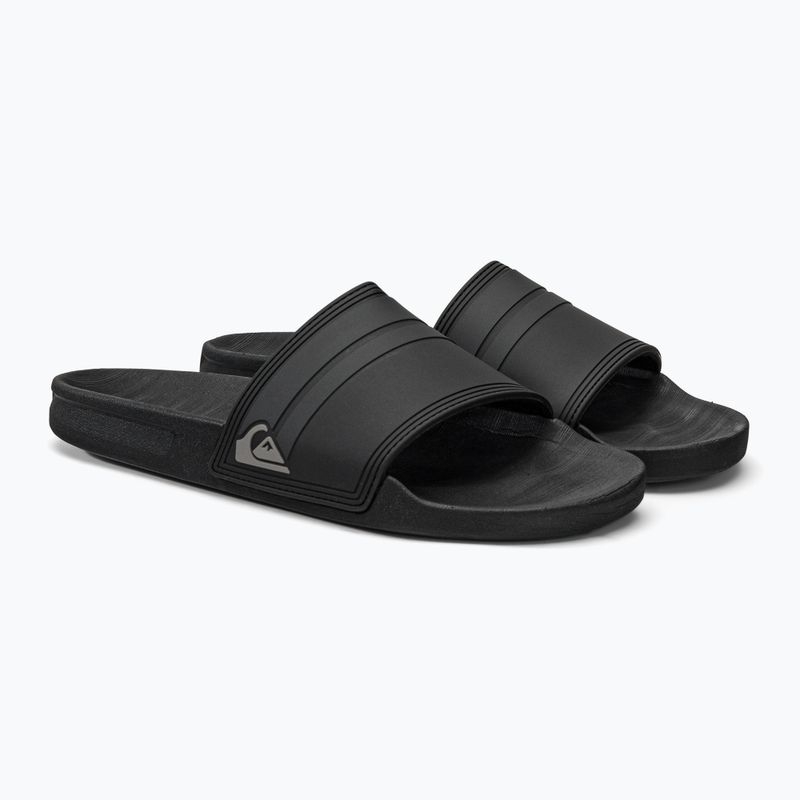 Pánské žabky Quiksilver Rivi Slide black/black/grey 4