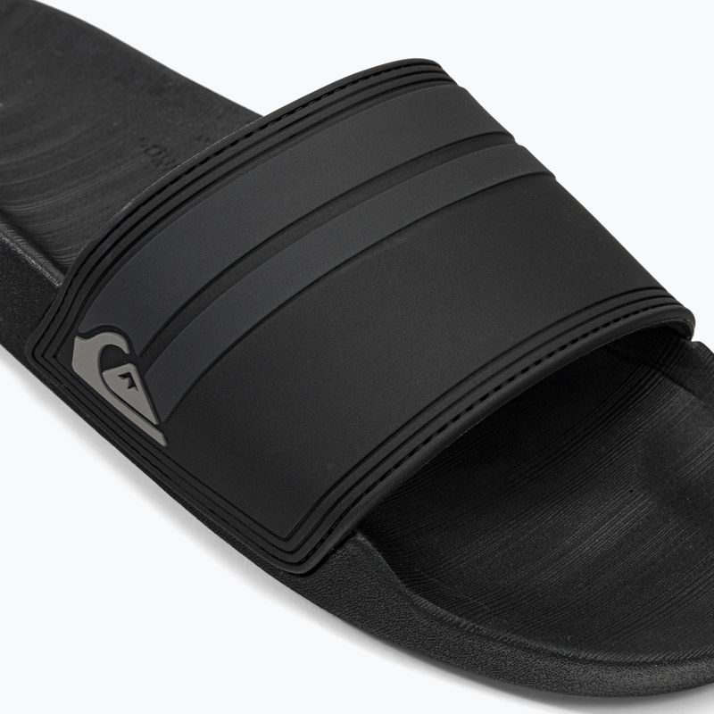 Pánské žabky Quiksilver Rivi Slide black/black/grey 7