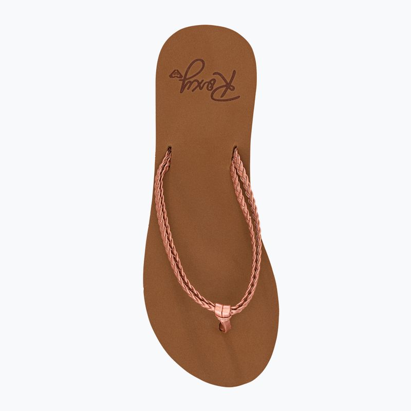 Dámské žabky ROXY Costas 2021 rose gold 6