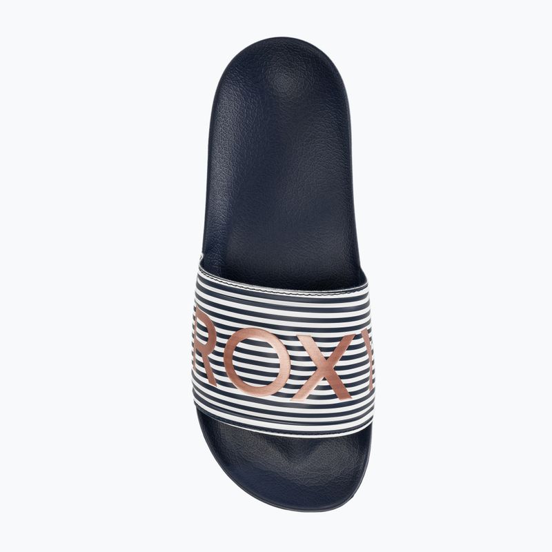 Dámské nazouváky ROXY Slippy II blue indigo 5
