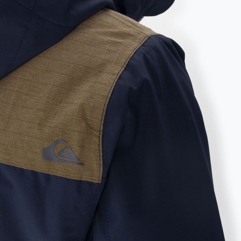 Pánská snowboardová bunda Quiksilver Tamarack tmavě modrá EQYTJ03269 3
