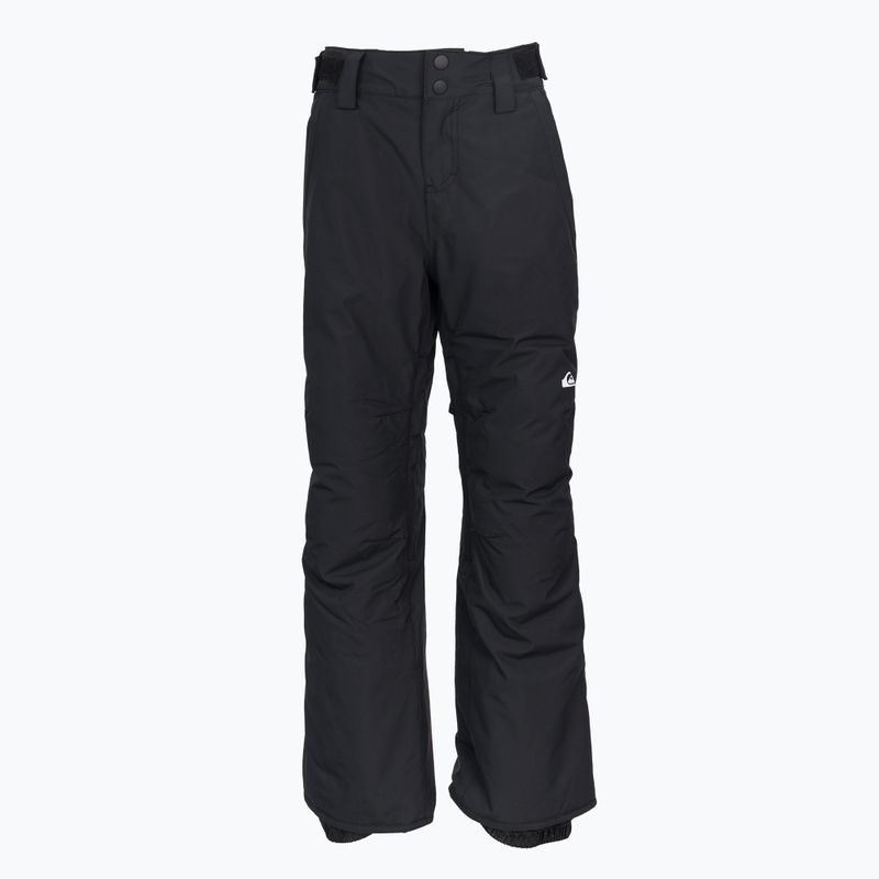 Dětské snowboardové kalhoty Quiksilver Estate černé EQBTP03033