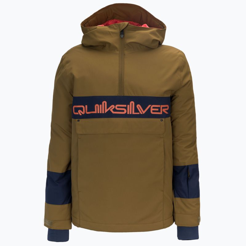 Dětská snowboardová bunda Quiksilver Steeze zelená EQBTJ03124