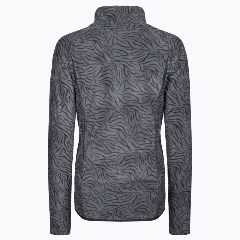 Dámská snowboardová mikina ROXY Cascade 2021 true black zebra print 9