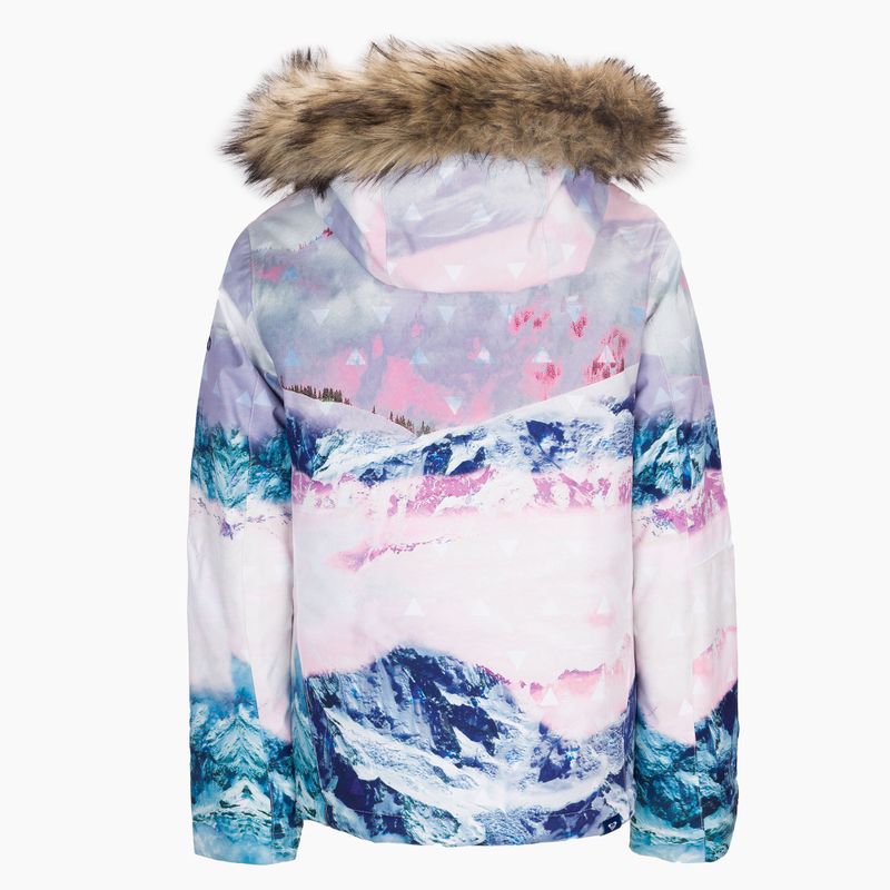 Dětská snowboardová bunda ROXY Jet Ski SE Girl 2021 bright white pyrennes 2