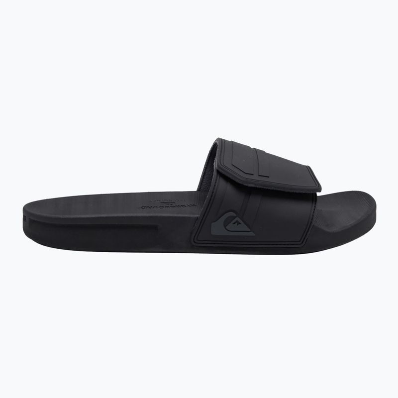 Quiksilver Rivi Slide Adjust black/grey/black pánské žabky