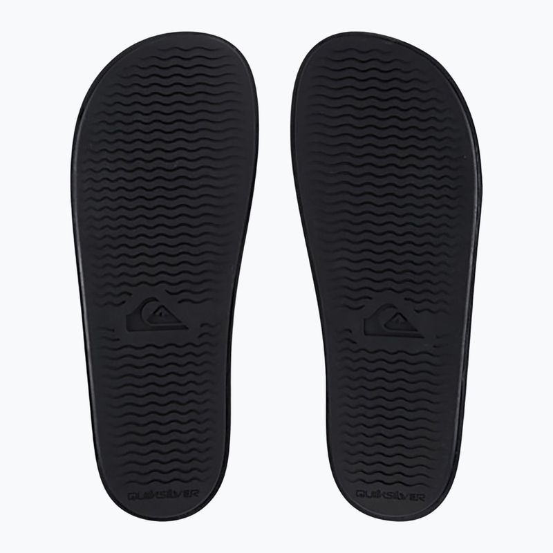 Quiksilver Rivi Slide Adjust black/grey/black pánské žabky 3