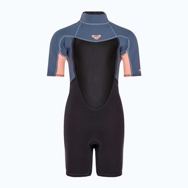 Dětský neopren   ROXY 2/2 Prologue Girl BZ SS SP FL cloud black/powderdgrey/sunglow 2