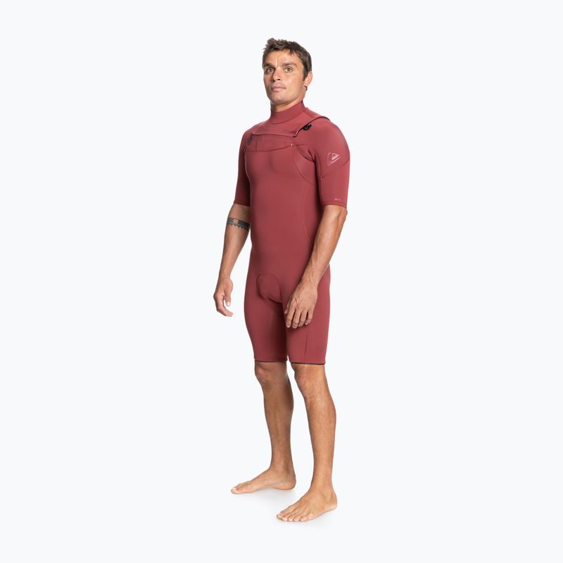 Pánský neopren   Quiksilver 2/2 Everyday Sessions SS SP CZ oxblood red 2