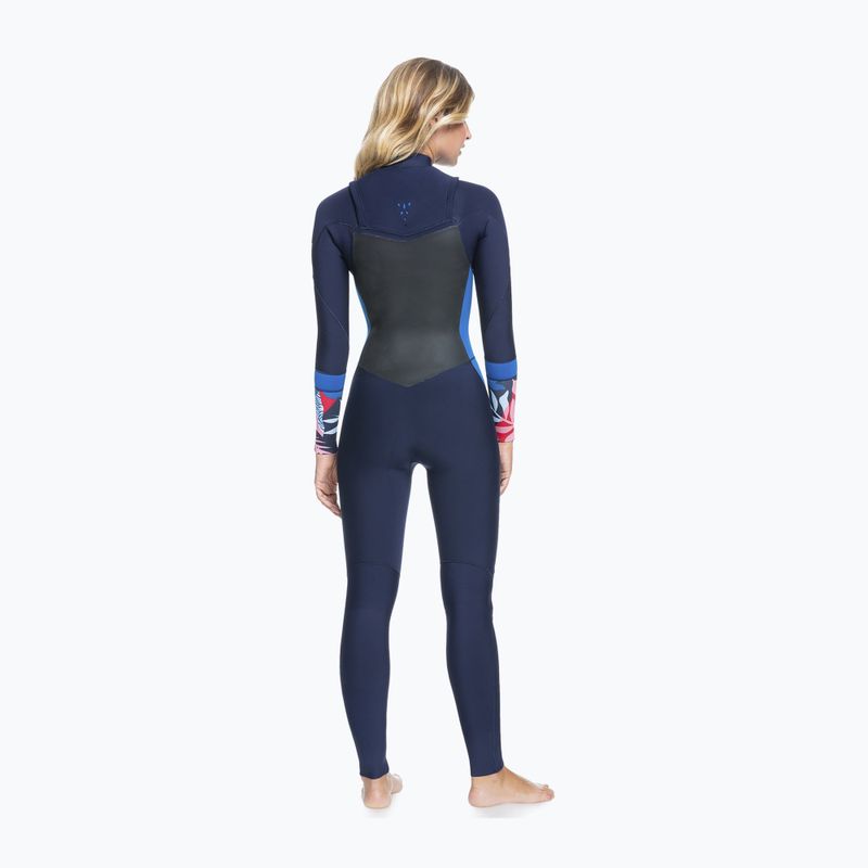 Dámský neopren   ROXY 4/3 Syncro FZ GBS navy nights/yacht blue 10