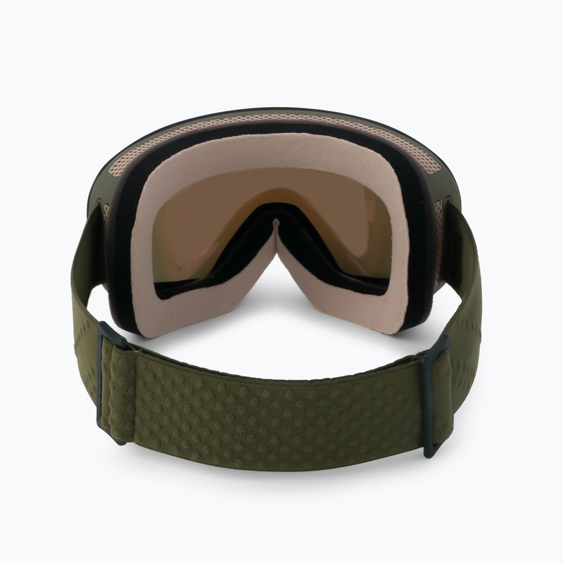 Dámské snowboardové brýle ROXY Popscreen Cluxe J 2021 burnt olive/sonar ml revo red 3