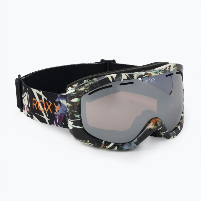 Dámské snowboardové brýle ROXY Sunset ART J 2021 true black superlights /amber rose ml super silver