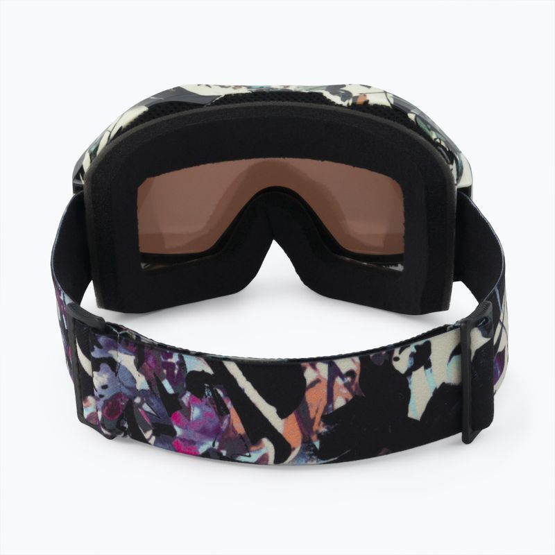 Dámské snowboardové brýle ROXY Sunset ART J 2021 true black superlights /amber rose ml super silver 3