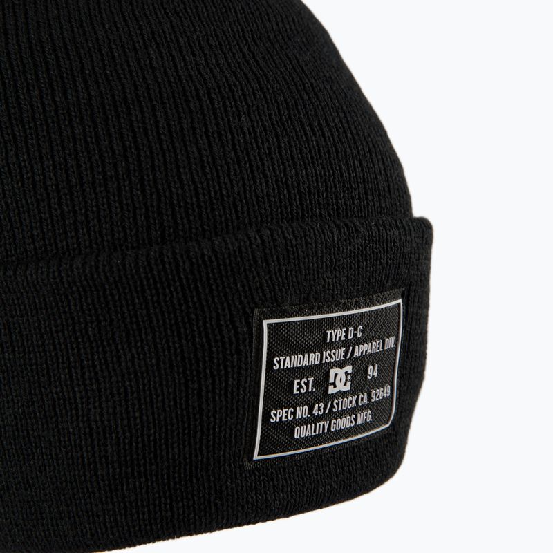 Pánská zimní čepice DC Label black 3