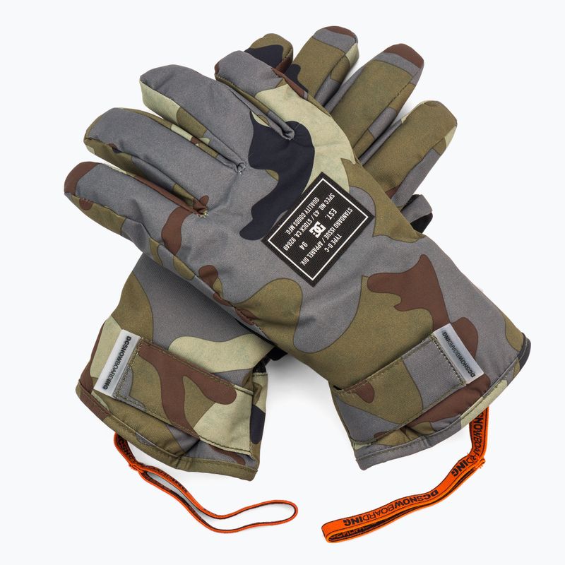 Pánské snowboardové rukavice DC Franchise woodland/camo/castlerock 4