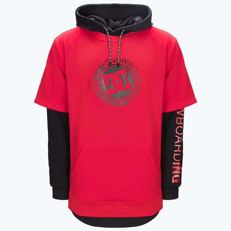 Pánská snowboardová mikina DC Dryden racing red