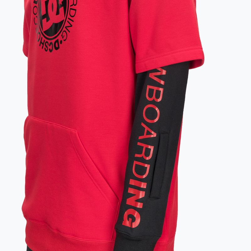 Pánská snowboardová mikina DC Dryden racing red 4