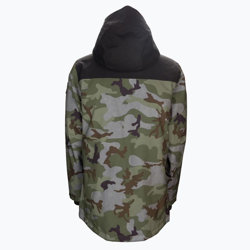 Pánská snowboardová bunda DC Haven woodland camo castlerock 2
